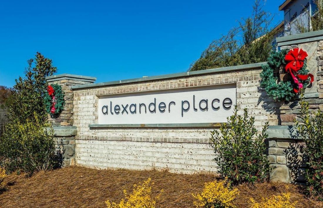 Entrance to Alexander Place Durham NC